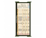 WhiteCoat Clipboard® Trifold - Army Green Anesthesia Edition